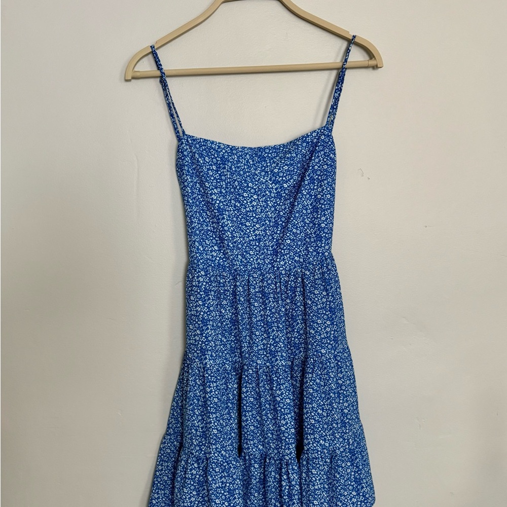 Hello Molly Blue Floral Mini Dress